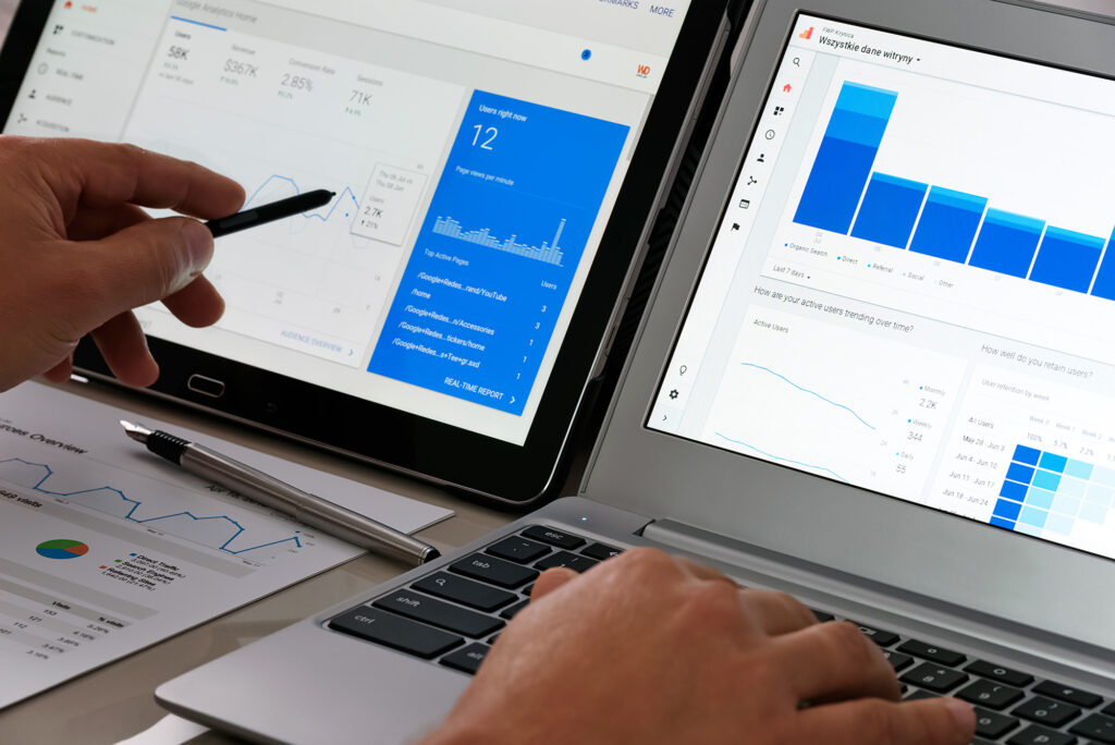 Panel de control (Dashboard) de Google Analytics